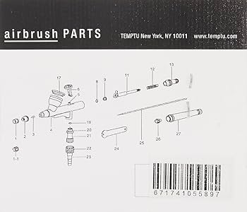 TEMPTU sp-35 エアブラシ Amazon.com: TEMPTU Gravity Feed Airbrush, SP-35 Dual Action