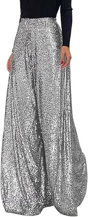 Pieces Curve wide leg velour sequin pants in burgundy
