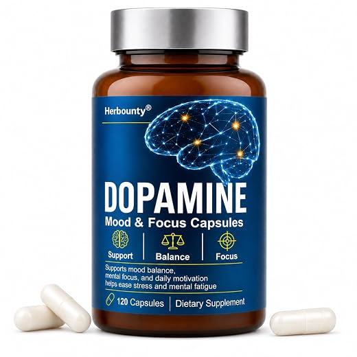 Dopamine Brain Food, 120 Count Dopamine Supplement, Energy Support