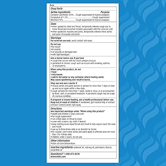 Vicks VapoRub, Original, Cough Suppressant, Topical Chest Rub & Analgesic Ointment, Medicated Vicks Vapors, Relief from Cough Due to Cold, Aches & Pains, 1.76oz each (pack of 3)