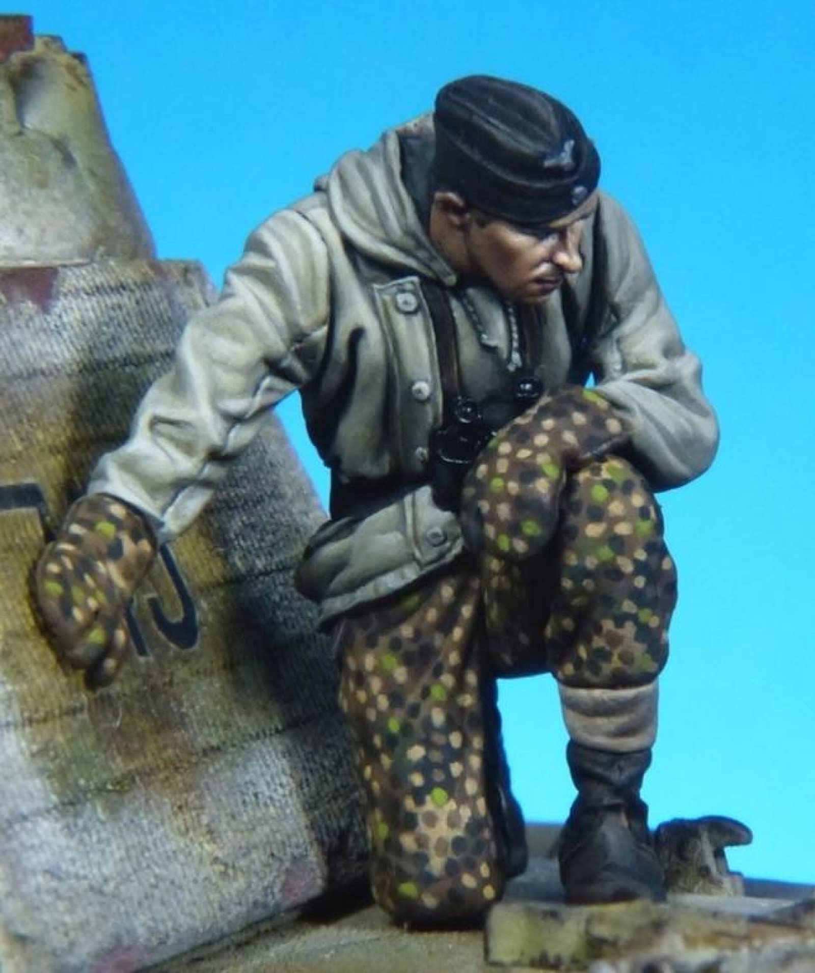 Figurines D'équipage De Chars Allemands WWII 1/35 – Résine, Non Peintes, 2 Pièces – Goodmoel XH-9792