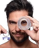 Vista 2 de Master Series Ass Bung Dilatador anal hueco transparente de 3.5 pulgadas, grande