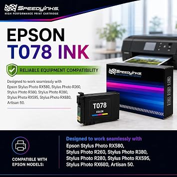 SPEEDYINKS Remanufactured Ink Replacement for Epson T-078520 (LCC)