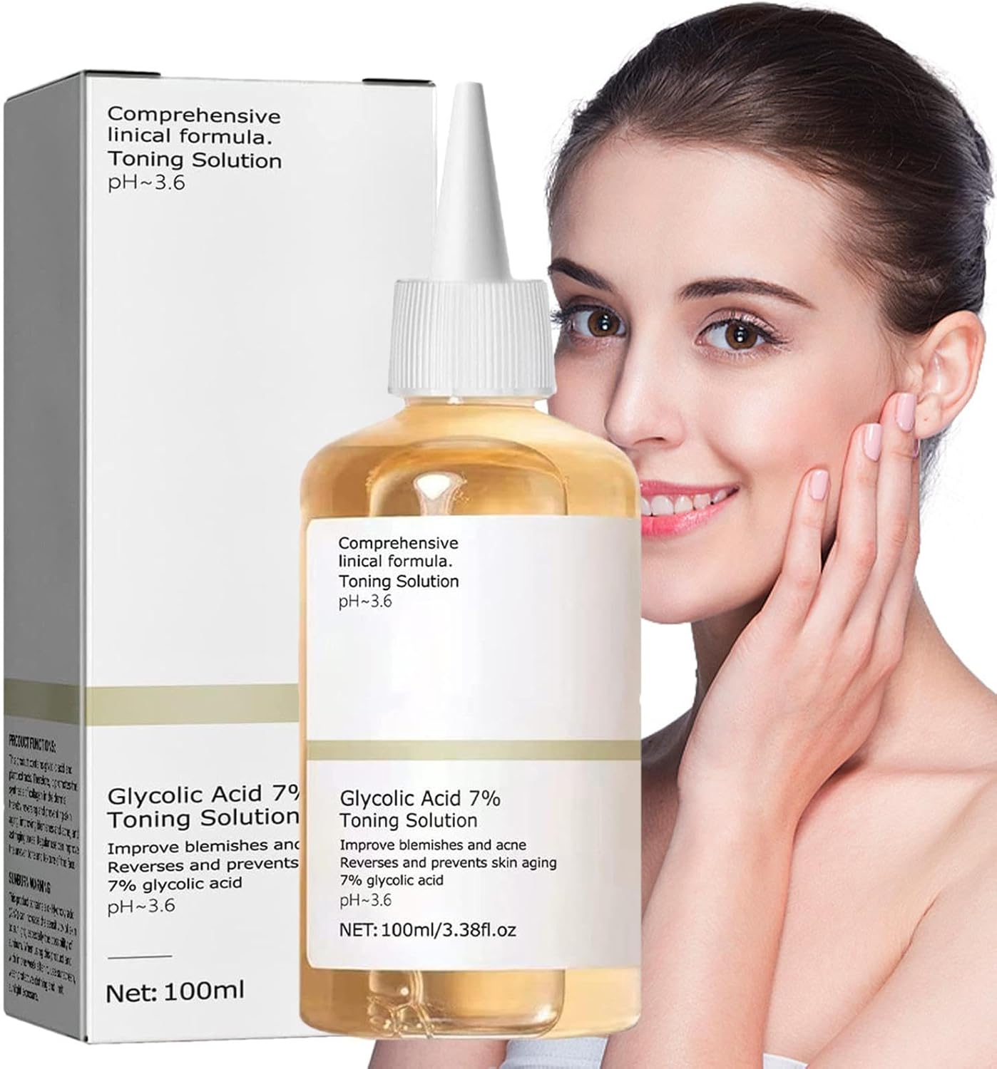 The Ordinary Glycolic Acid 7 Toning Resurfacing Solution 100ml Tonique Exfoliant Visage Acide