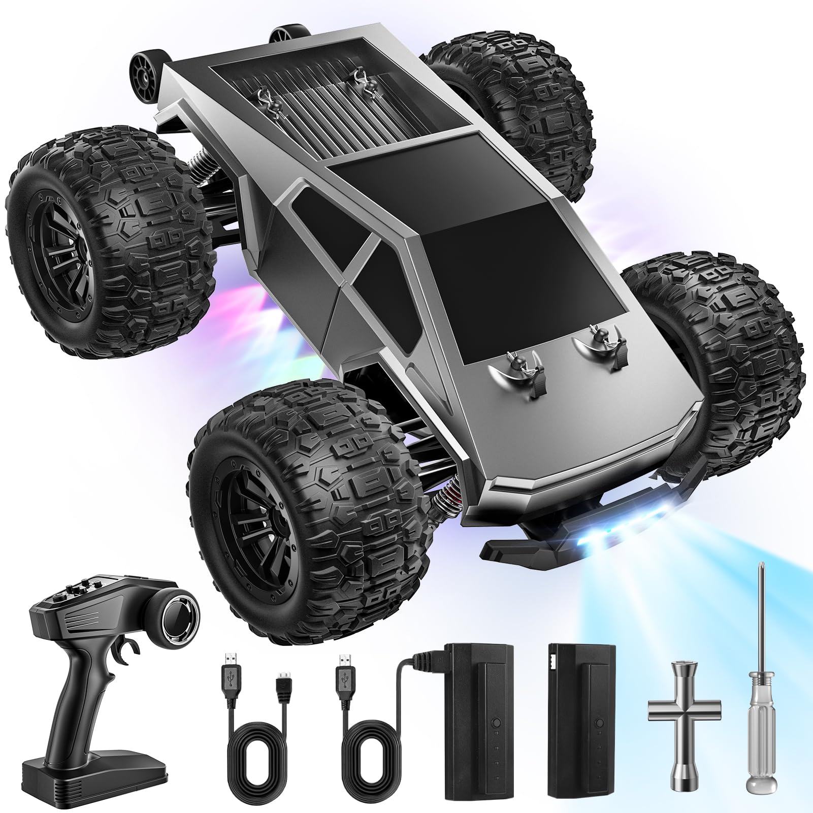 HOMETALL 1 16 Brushless RC Car Remote Control Truck for Adults Max 45mph 4WD High Speed Off-Road Remote