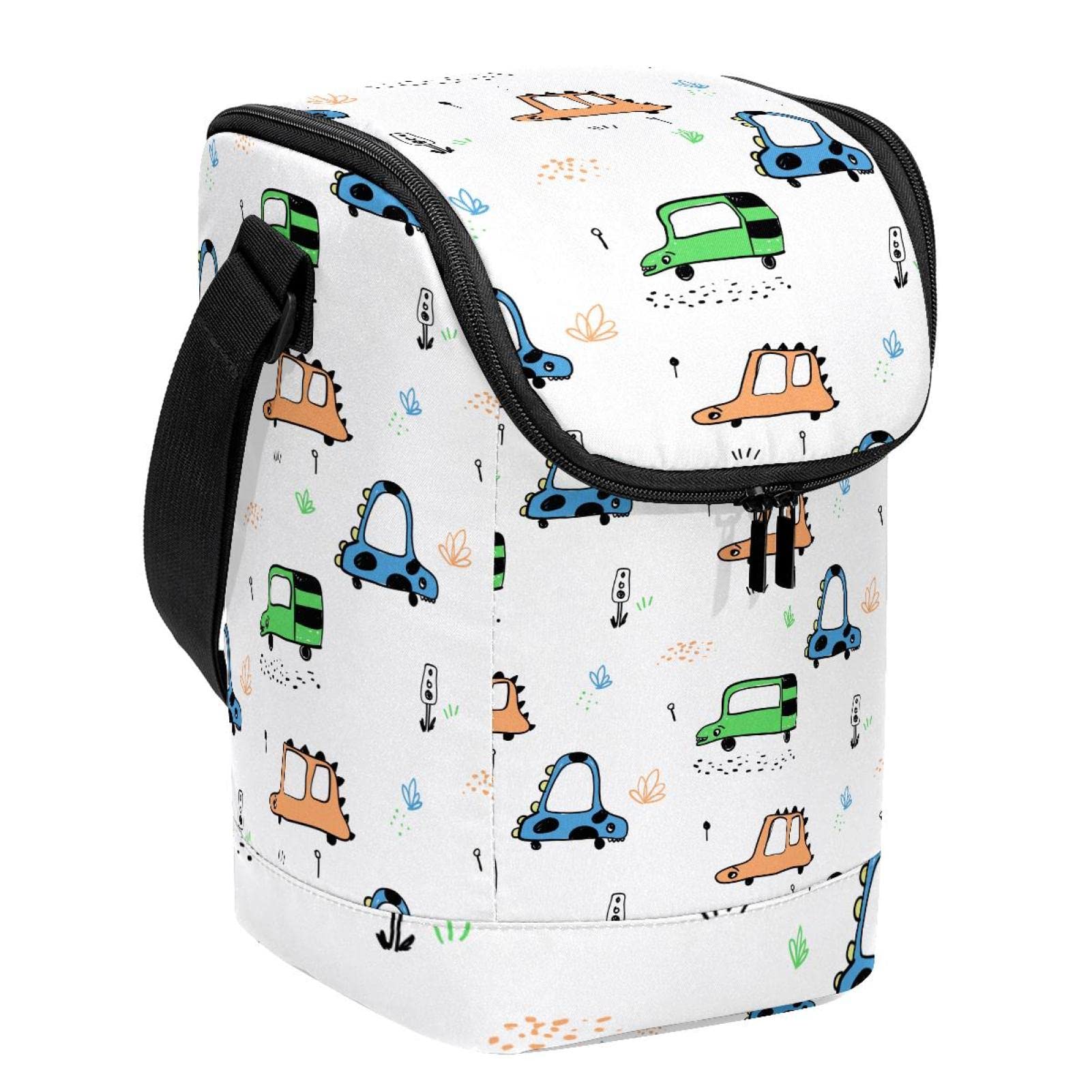 Bolsa de almuerzo portátil para evitar fugas de comida con cremallera suave
