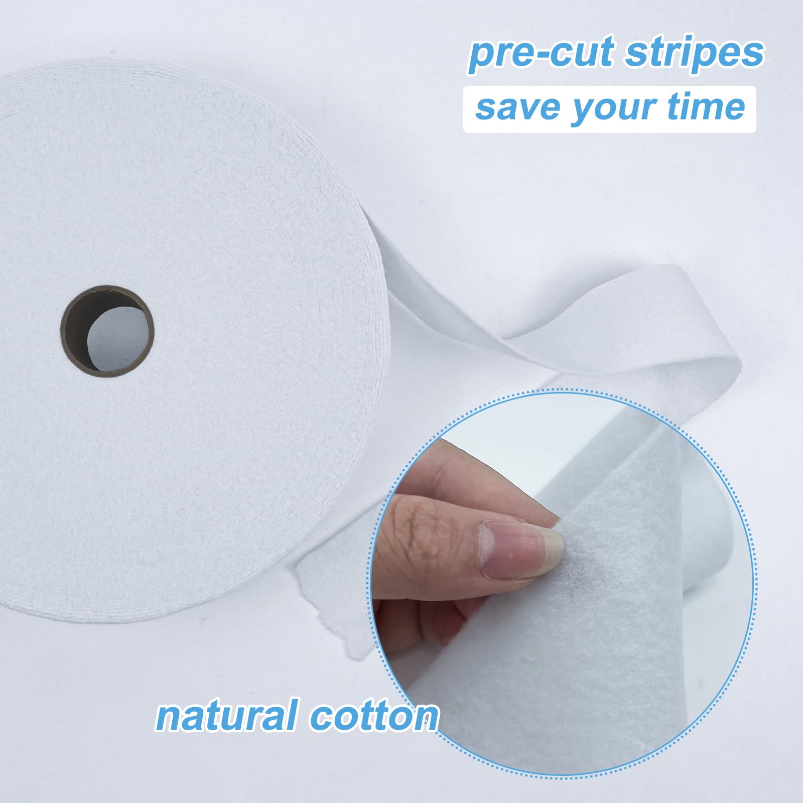 4 rotoli di imbottitura in misto cotone su un rotolo da 6,3 cm × 45 m di gelatina per tappeto, imbottitura da un rotolo di imbottitura per tappezzeria, rotoli di cotone per strisce di imbottitura da