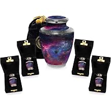 Nebula Large Cremation Urn & Keepsake Set of Four