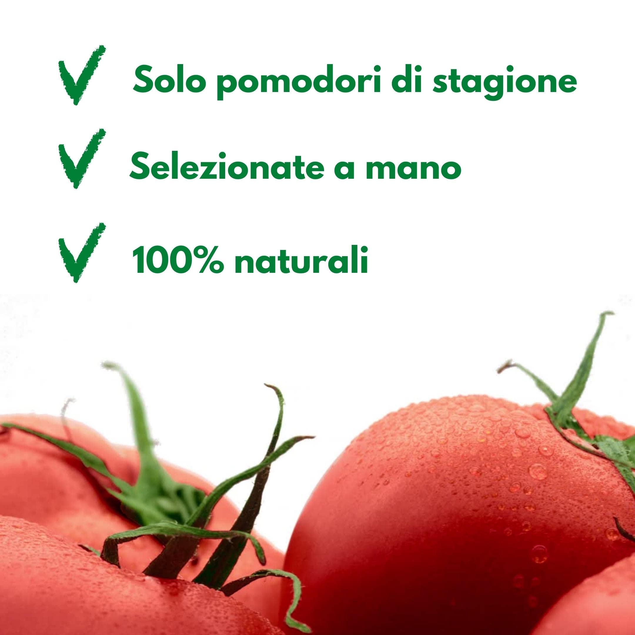 Passata di pomodoro Chef Service biologica ed artigianale, confezione da 3 pezzi da 340gr