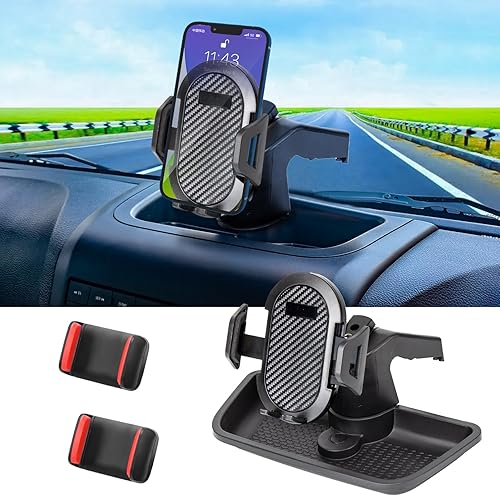 Neepiar Phone Holder Mount Compatible with 2011-2018 Jeep Wrangler JK JKU Dash Multi-Mount Phone Kit with Storage Box Interior Accessories