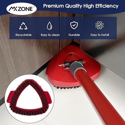 Miniatura 6 de Cepillo giratorio de repuesto para cabezal O Ceda RinseClean 2 tanques, cepillo limpiador de ducha, cepillo de limpieza de baño de cerdas duras,