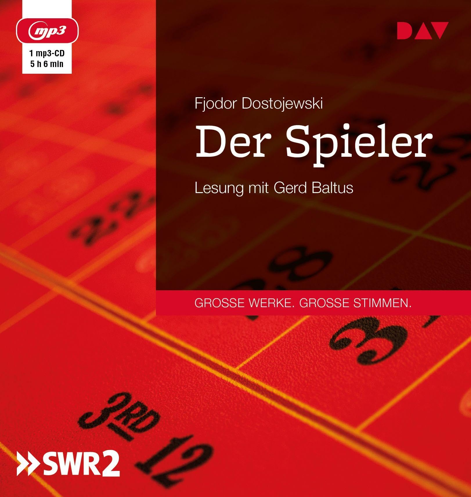 Der Spieler: Lesung mit Gerd Baltus (1 mp3-CD)