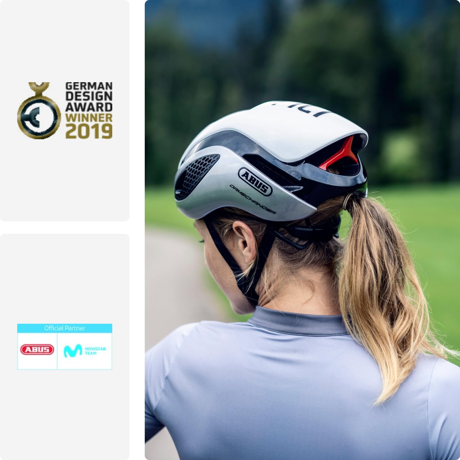 ABUS Casco da bici da strada GameChanger - Casco da bici aerodinamico con proprietà di ventilazione ottimali per uomini e donne | Casco bici con cinghie aerodinamiche, sistema di raffreddamento, supporto occhiali, sistema di regolazione