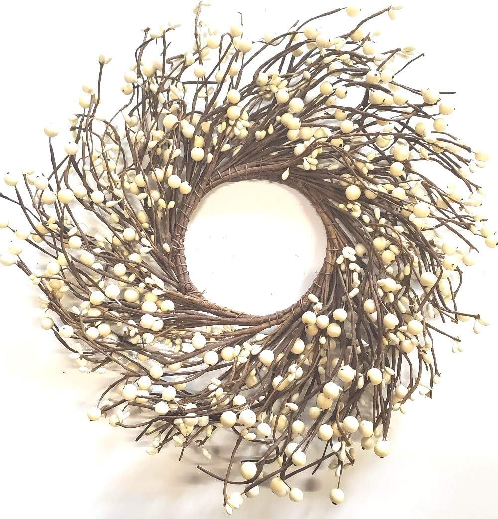 Pip Berry Combo Wreath 13" White/Ivory