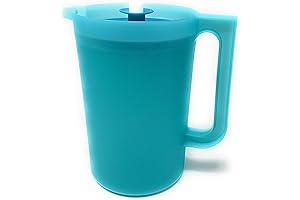 2 Quart Tupperware Pitcher with Lid in Spa Blue: An Oasis of Hydration