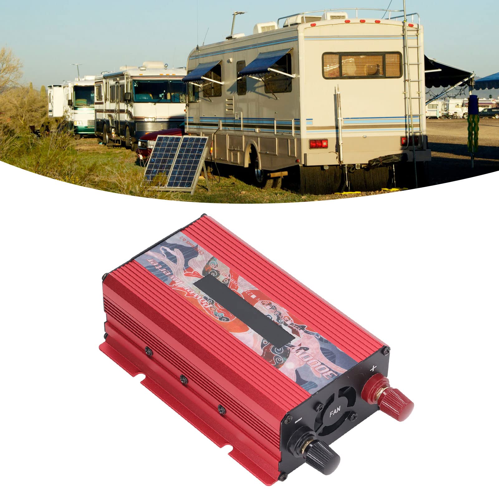 Convertitore di Onda Sinusoidale Modificata Efficiente Inverter di Alimentazione per Auto per la Ricarica in Movimento da 3000 W CC a CA 220 V per i Viaggiatori (#3)