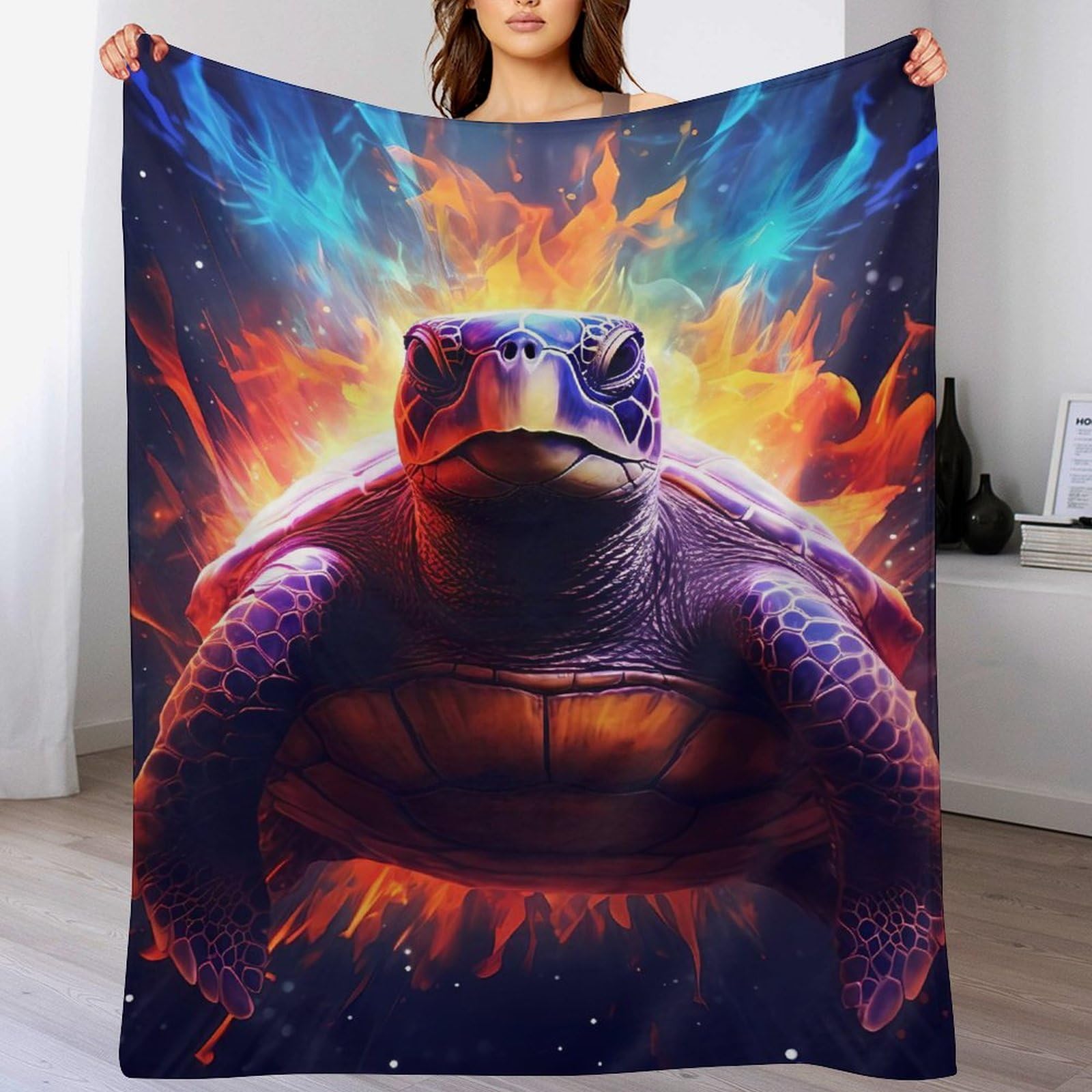 Couverture tortue douce pour des instants chaleureux en famille
