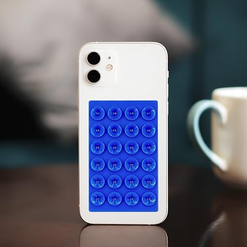 Miniatura 6 de HOWILIM - Funda de silicona con succión para teléfono, 2 unidades, soporte para tarjeta para funda de teléfono, compatible con iPhone y Android,