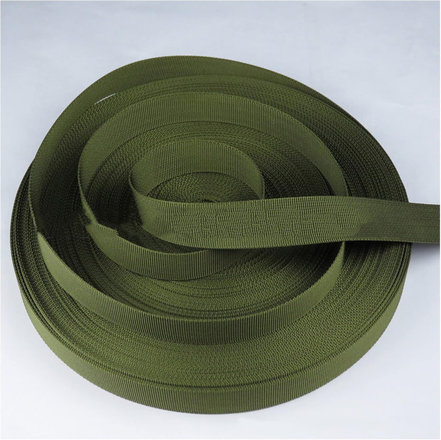 キャンバスロール 5メートル20〜50mm厚1mmナイロンウェビングトリム安全ベルト荷物ストラップリボン DIYバッグガーメントウェ