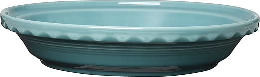 Fiesta 10-1/4-Inch Deep Dish Pie Baker, Turquoise