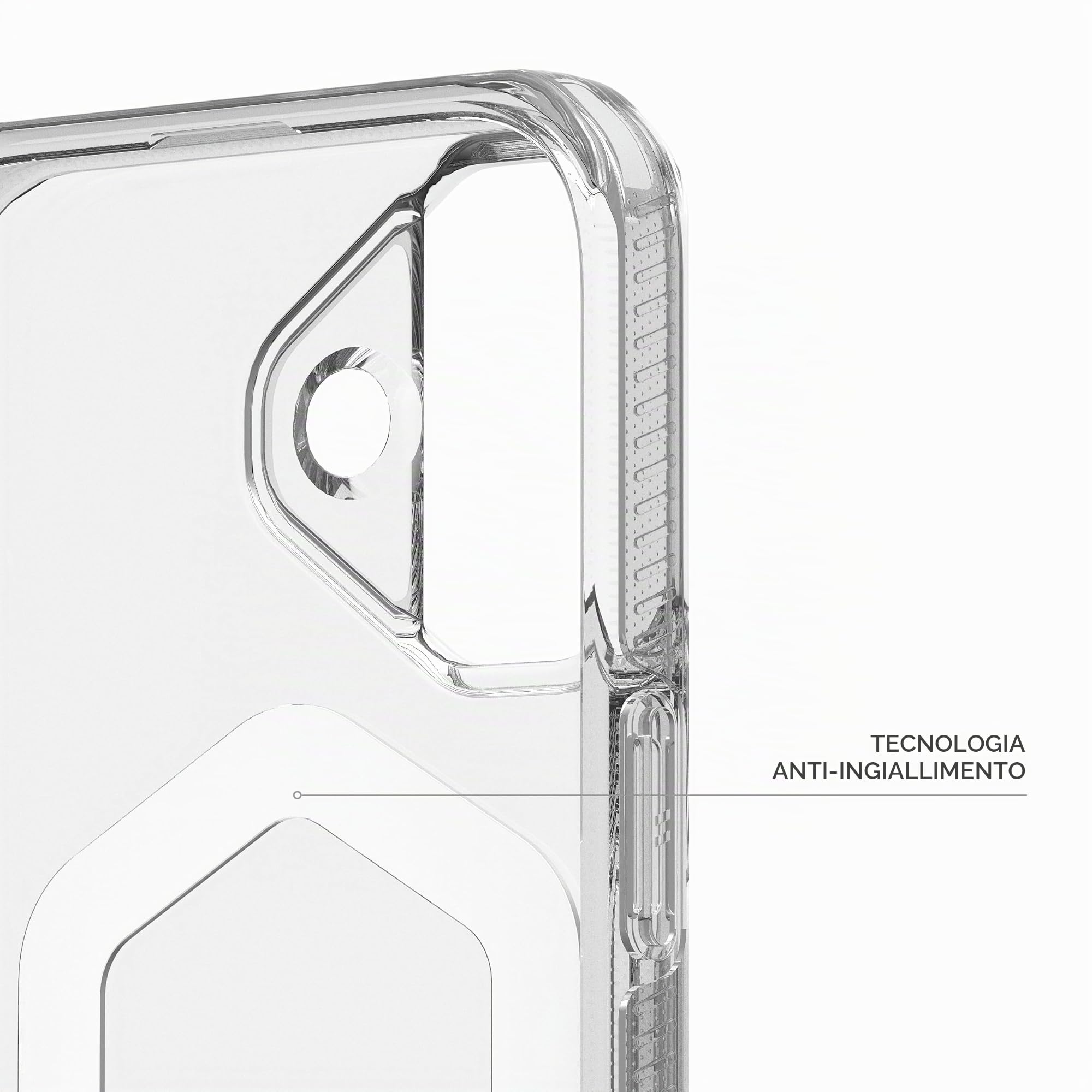 Urban Armor Gear Plyo MS Custodia iPhone 17 | Perfetta aderenza | Resistenza alle cadute di 4,8 m | Modulo magnetico | Bordi rialzati | Tutte le porte accessibili