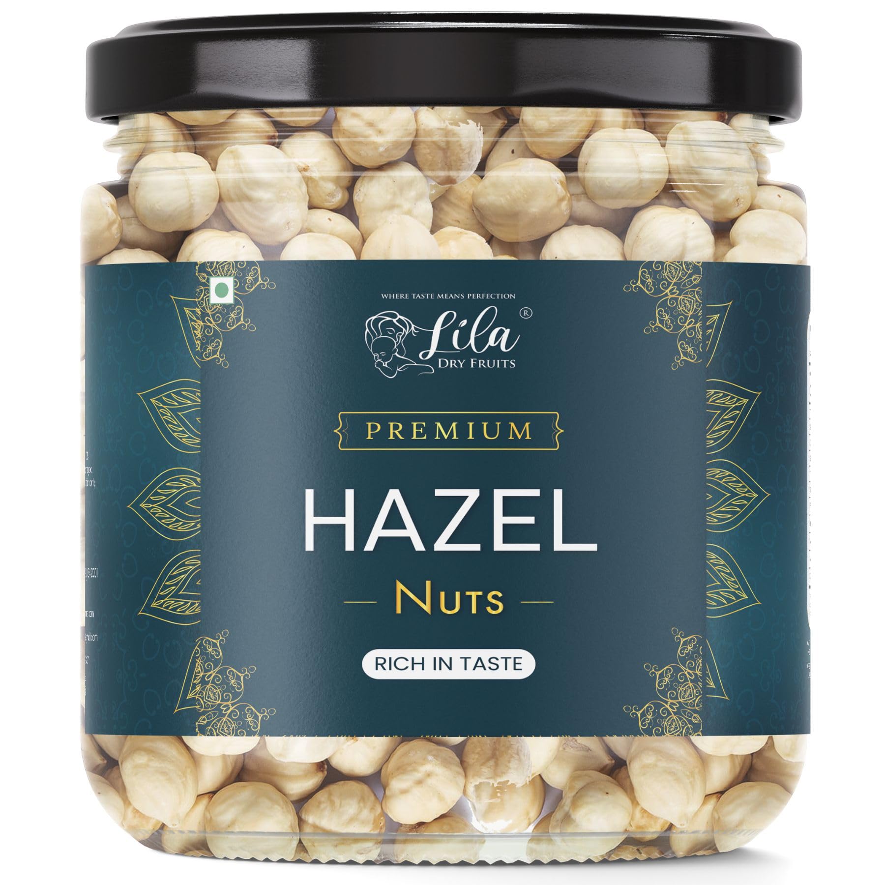 LILA DRY FRUITS Hazelnuts 100 Grams | Roasted & Unsalted Hazel Nuts | Delicious Nut Snack for Baking and Snacking | Rich in Protein and Fibre | Premium Exotic Nut Dry Fruit Perfect for Giftings-image-39
