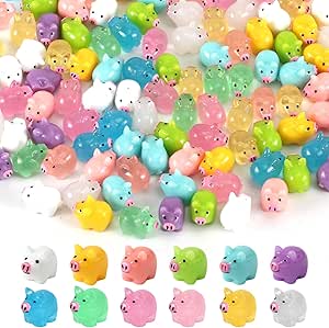 360 Glow In The Dark Mini Resin Animals - 31 Styles For Fairy Gardens, Aquariums, Miniature Displays & DIY Crafts