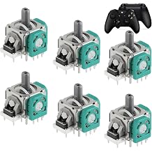 6PCS Analog 3D Joysticks Replacement for Xbox One PS4 Controller 3D Analogue Stick Sensor Joystick Module Replacement for Playstation 5 Controller Playstation 4 Joystick Module Thumbstick