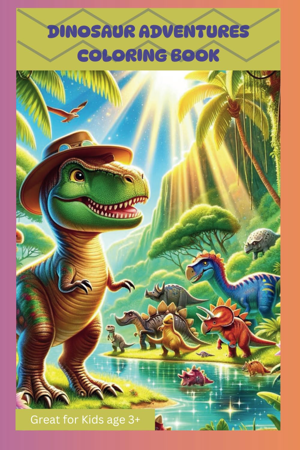 Dinosaur Adventures: Coloring Book