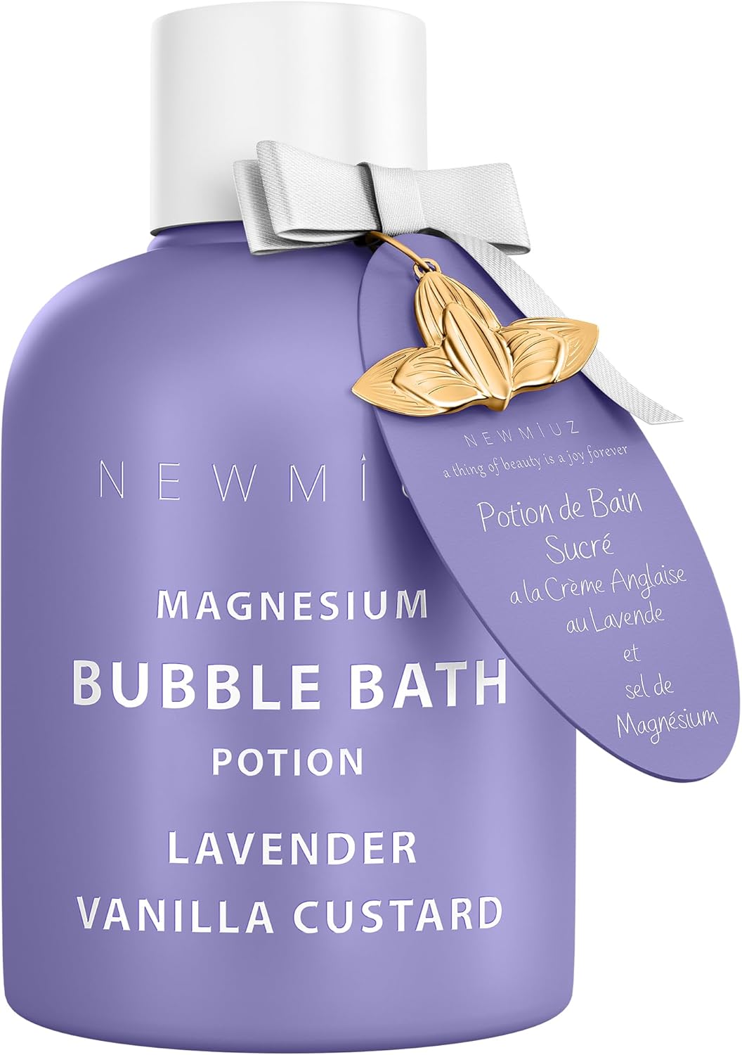 Magnesium Bubble Bath Lavender Vanilla Luxury Long Lasting Bubble Foaming Bath For