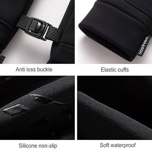 Miniatura 6 de MAPLELILY Winter Gloves for Men and Women, Touch Screen Gloves, Windproof Warm Gloves for Work, Thermal Waterproof Gloves, Cold Weather Gloves for