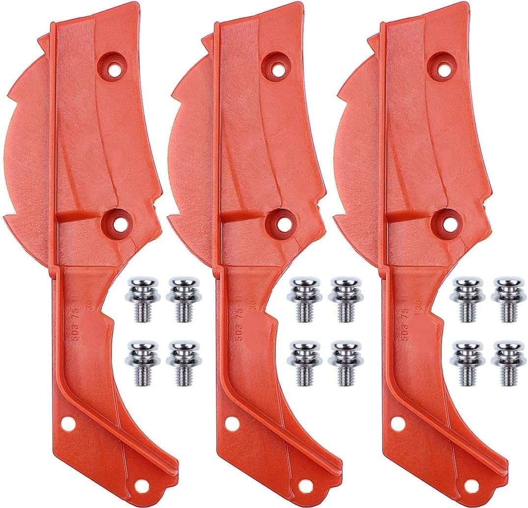 3 Pezzi di Copertura del Freno della Catena Compatibile con Parti di Ricambio per Motosega H362 365 371 372 385 390 362XP 372XPW EPA #503751103