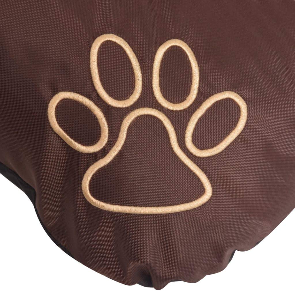Cama para perros XXL marrón, cojín para perros de tela Oxford con revestimiento de poliuretano, 115 x 70 x 12 cm, impermeable y lavable a mano, cama para perros y gatos, sofá para salón y