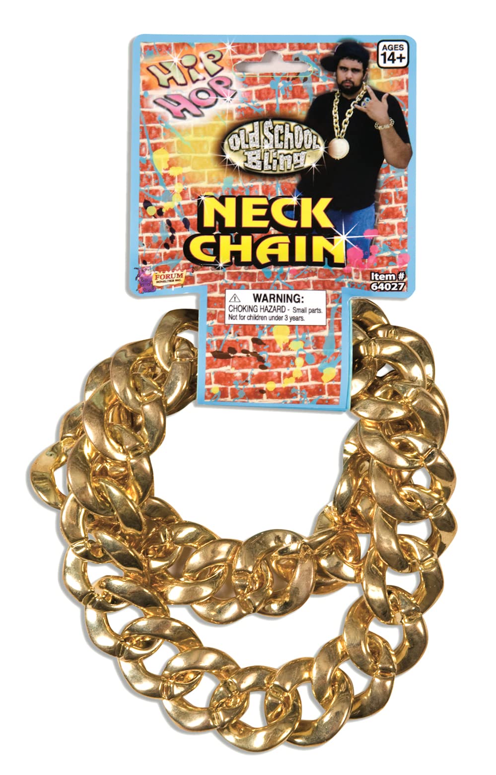80'S Big Links Neck Chain Gold : Amazon 
