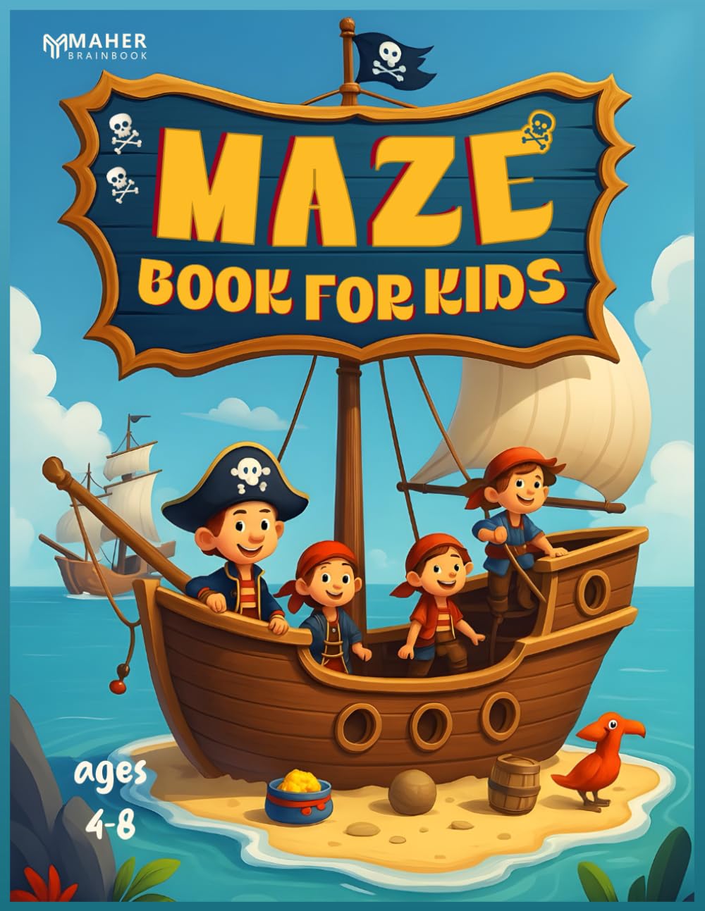 Maze book for kids: Find Your Way Through Fun Mazes!