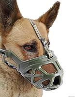 Vista 12 de Mayerzon Bozal para perro, bozales de cesta transpirables para perros agresivos pequeños, medianos, grandes y extra-grandes Beagle Pastor Alemán