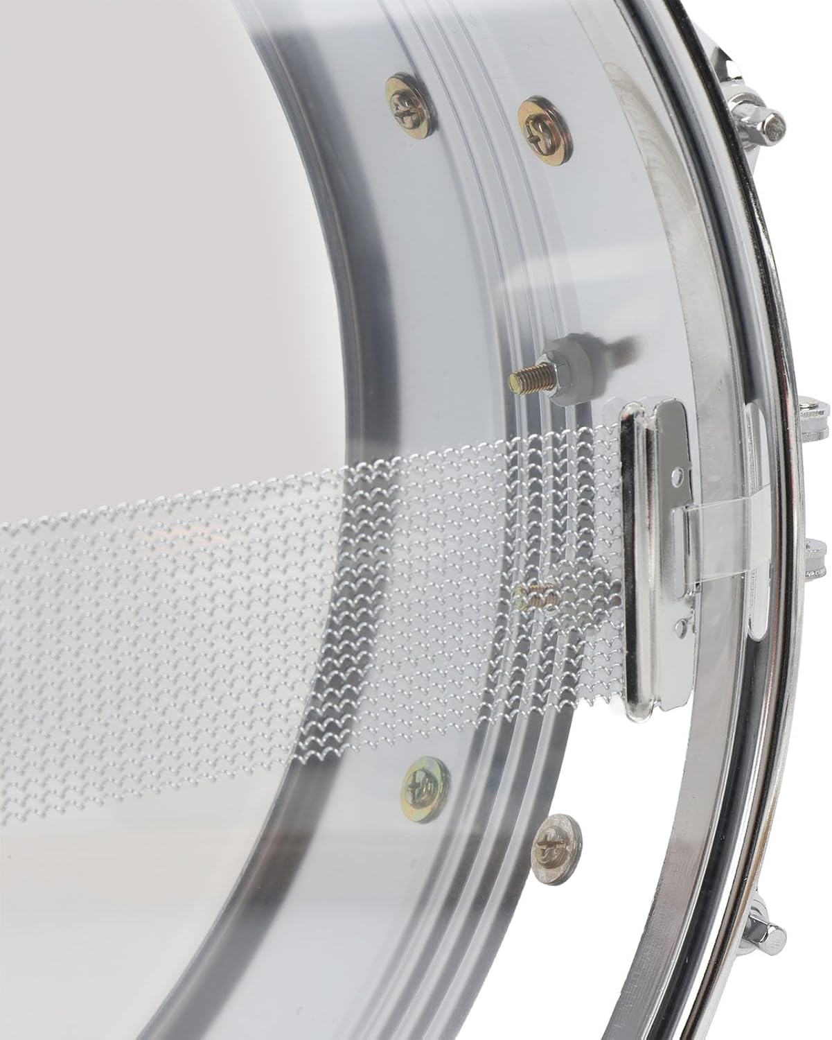 Snare Drum Transparent Shoulder Strap Marching Drum Beginner Practice Snare for Performance