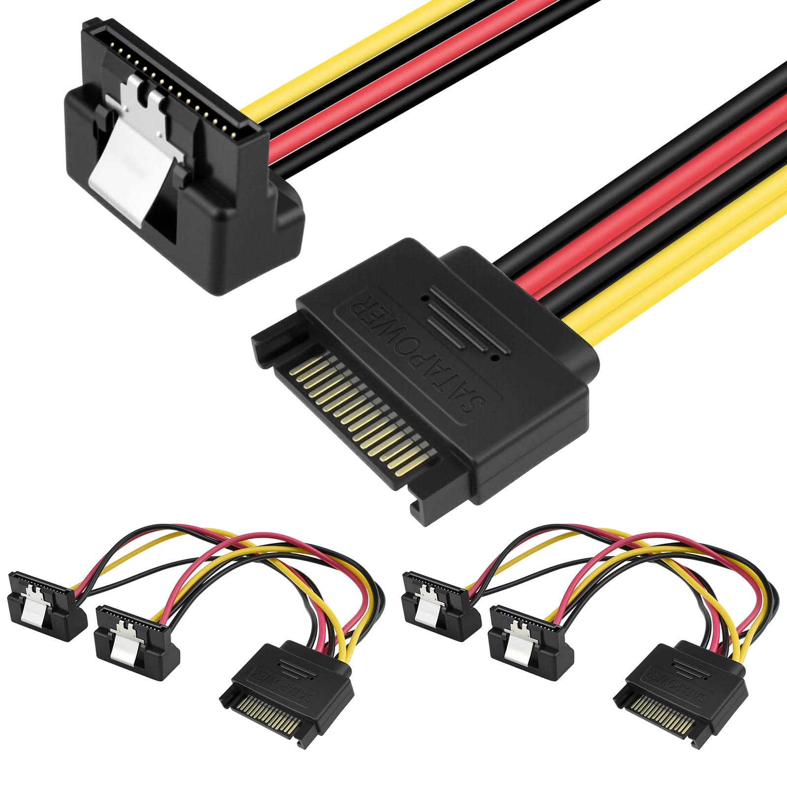 Amazon.com: SDTC Tech 15 Pin SATA Power Splitter Adapter Cable