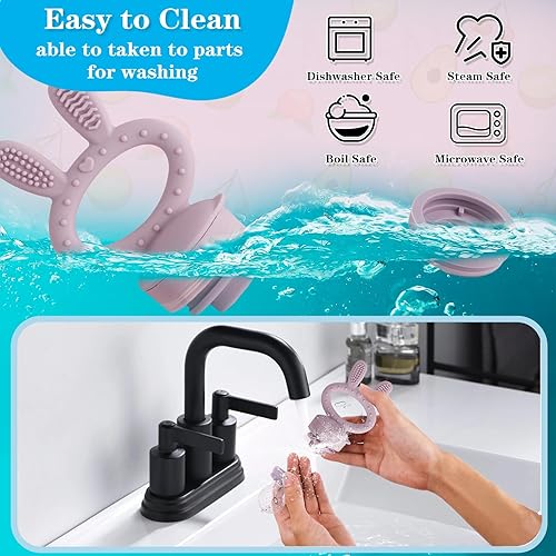 Miniatura 5 de Chupón alimentador de frutas congeladas y sólidos para bebés, juguete mordedor infantil de 4 meses, bolsa de silicona sin BPA y pezón, introduce