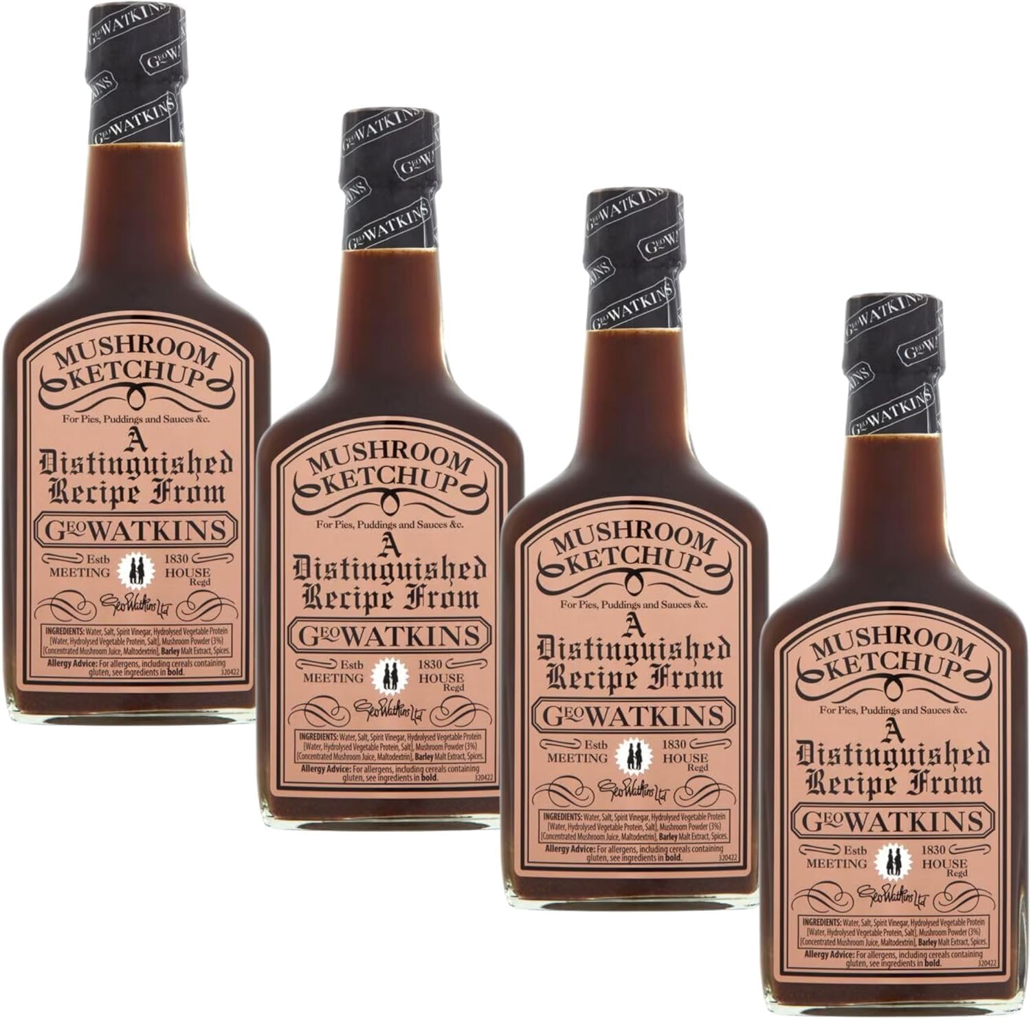Mushroom Ketchup Bundle With Geo Watkins Mushroom Ketchup 190ml (4 Pack)