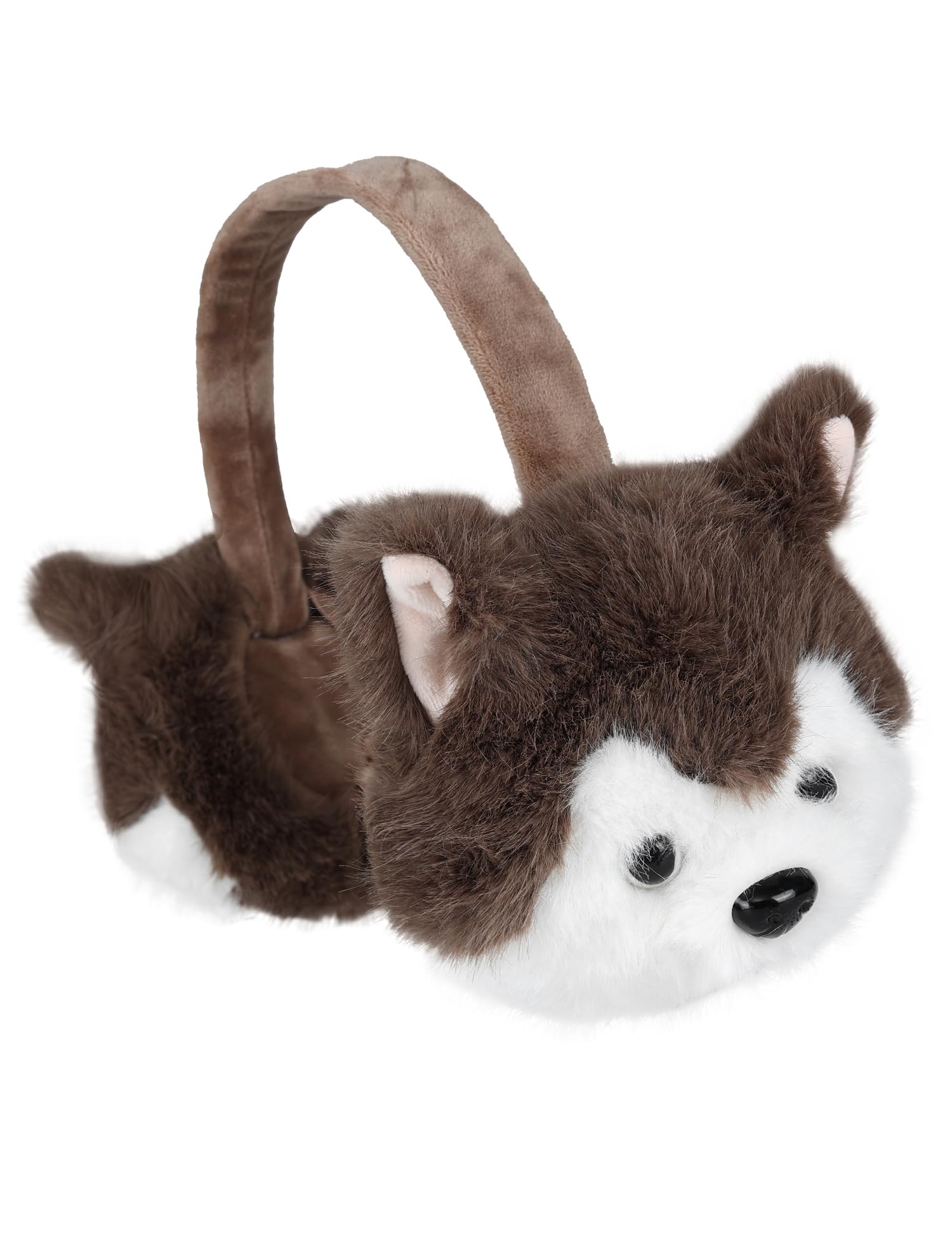 Surblue Winter Animal Ear Muffs for Kids Adult Warm Faux Fur Ear Cover