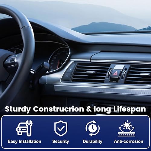 Miniatura 5 de Cilindro de bloqueo de interruptor de encendido compatible con Chrysler Durango Dakota Ram 1500 2500 3500 2001-2010 Pickup Truck Van Reemplazar OEM