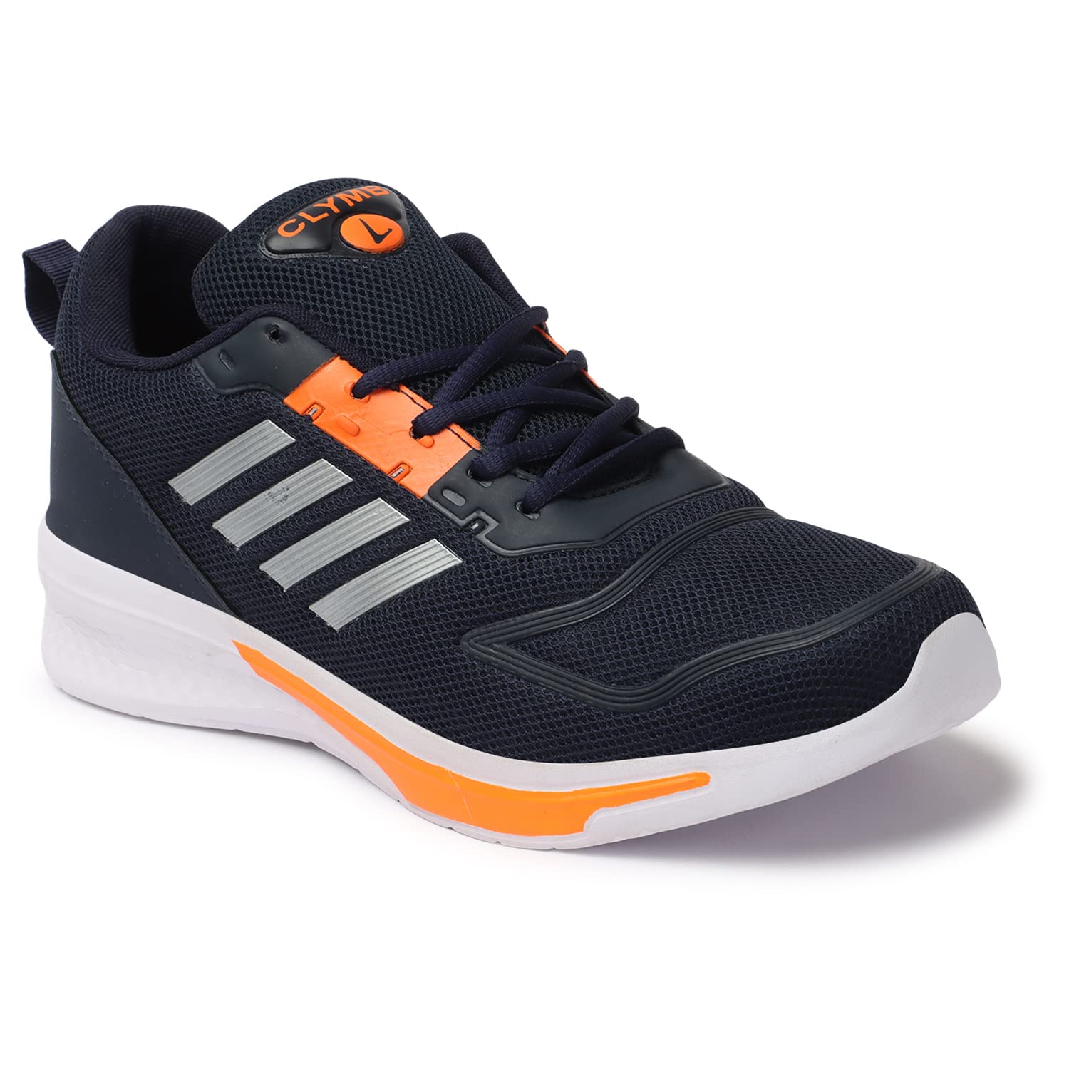 CLYMB Mens Mike Navy Mesh Lace-Ups Walking/Outdoor/Gym & Traning/Running Sports Shoes (B0C2CMCCMZ) Amazon Price History, Amazon Price Tracker