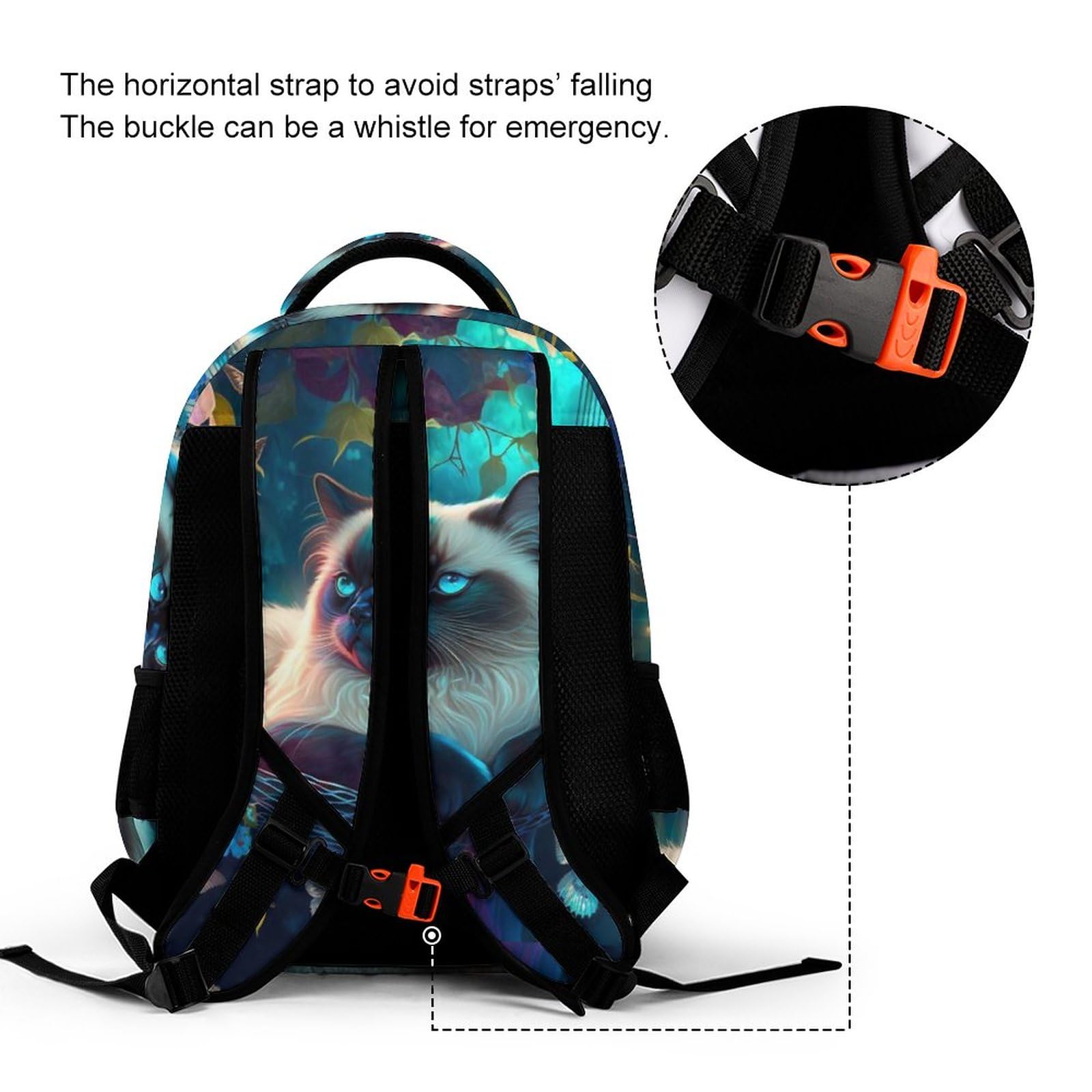 Schulrucksack Jungen Teenager Rucksack Schule Mädchen Schultasche Kinder Schulranzen 5-13 Klasse Süße Katze Ranzen 8-16 Jahre Geschenke Für Jugendliche School Bag for Kids