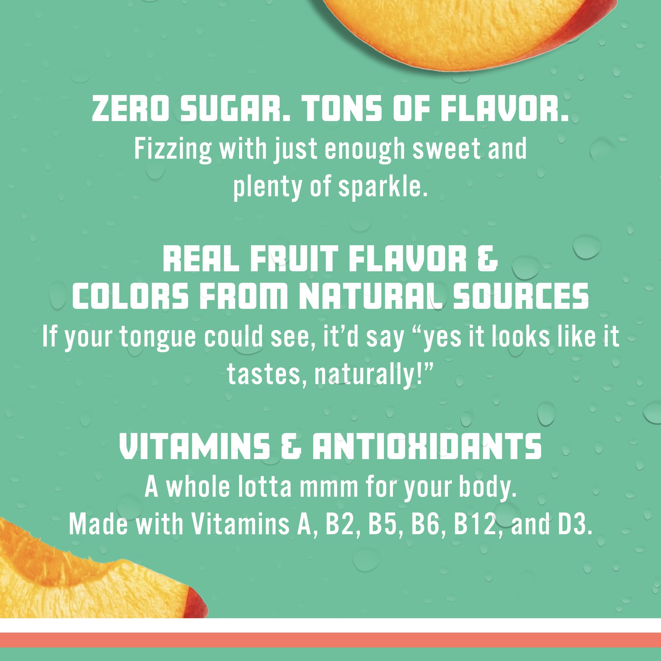 Sparkling Ice, Peach Nectarine Sparkling Water, Zero Sugar Flavored Water, with Antioxidants and Vitamins, 17 fl oz Bottle