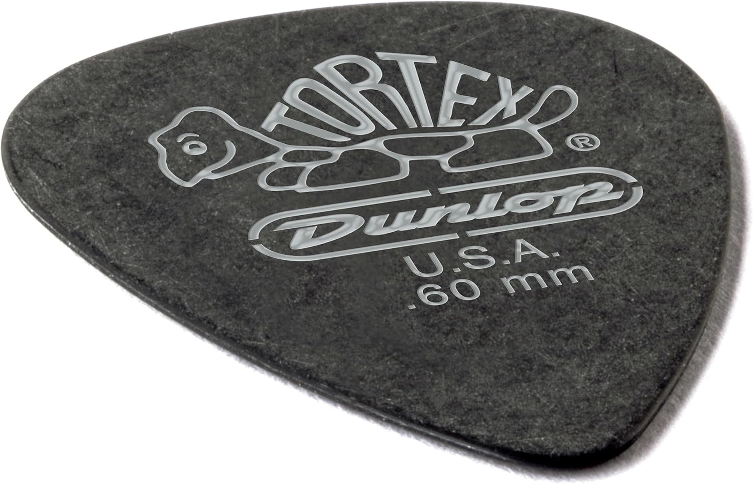 Jim Dunlop Tortex® Pitch Black Standard Pick .60MM - 72 Pack