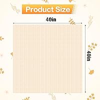 Vista 6 de Tela de Tufting Grande de 40" × 40" con Líneas Marcadas - Tela de Monje Primaria para Aguja de Punzón para Alfombra DIY - Pistola de Tufting