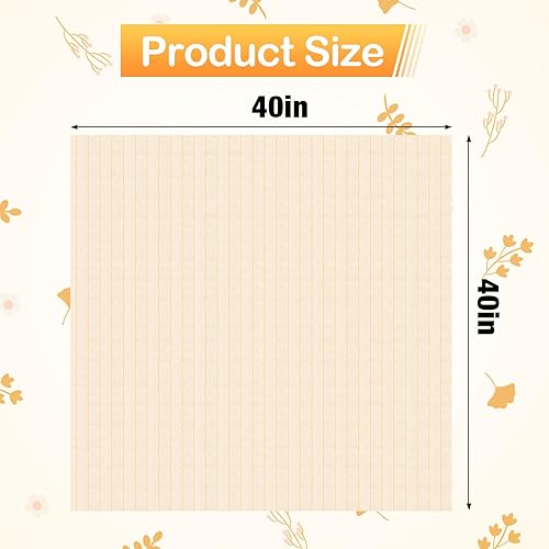 Miniatura 6 de Paño de acolchado grande de 40 x 40 pulgadas con líneas marcadas, tela de aguja de punzón de tela de monje primario para pistola de acolchado de