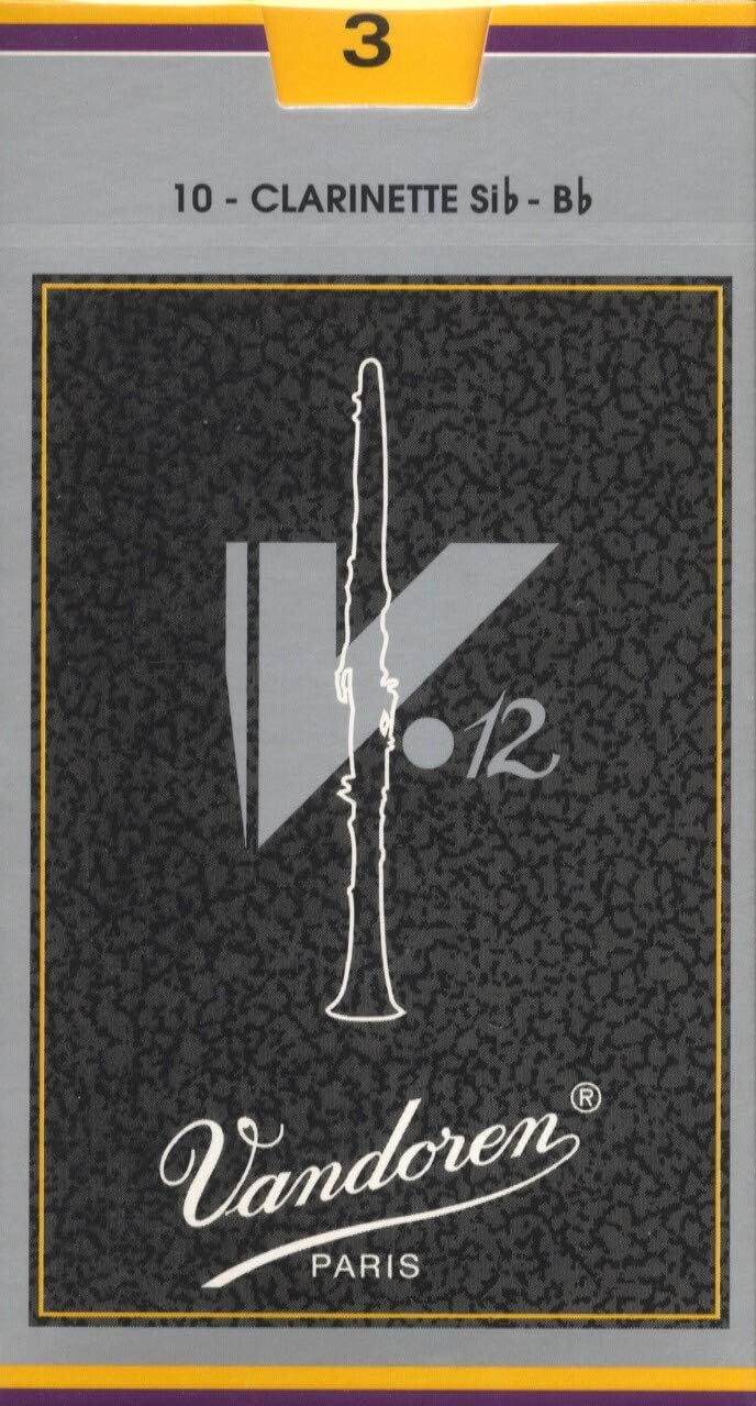 Vandoren Bb Clarinet Reeds Strength 3 Bundle - V.12 (CR193) and Traditional (CR103) | Box of 10 Each
