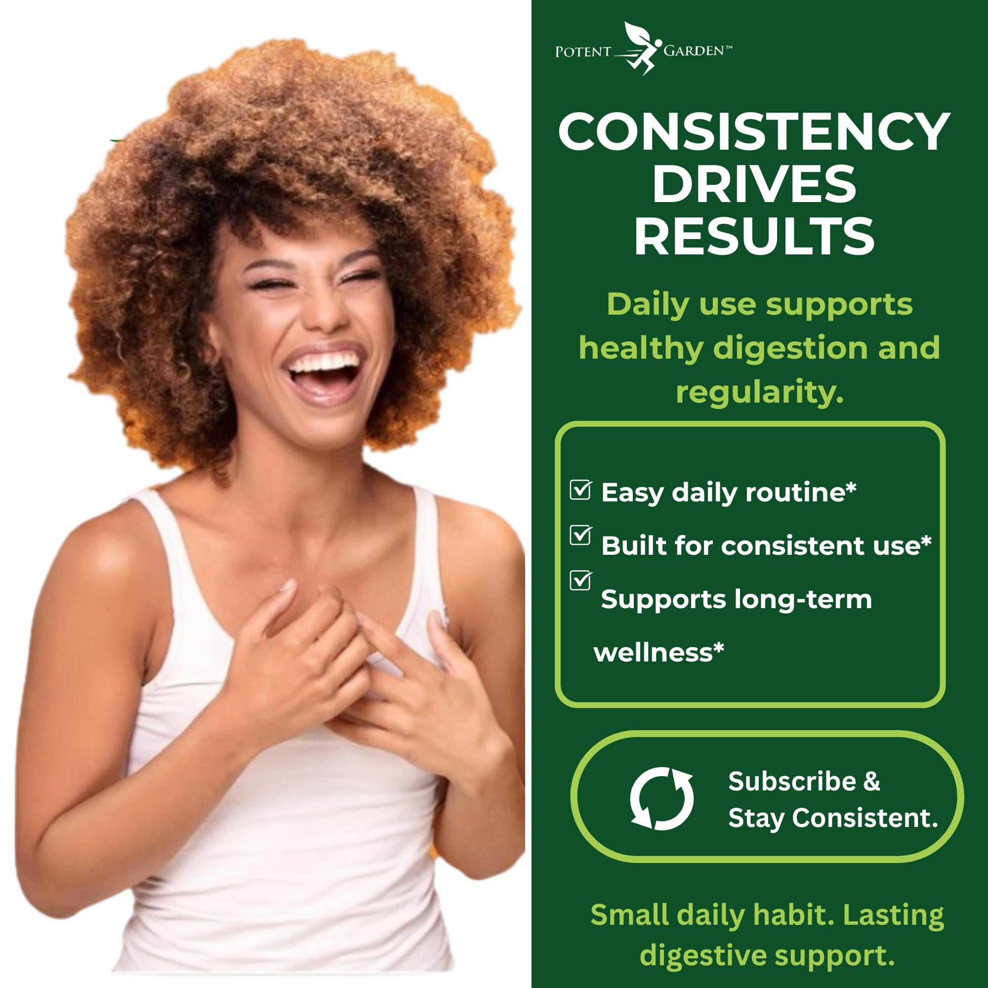 Potent Garden Psyllium Husk Capsules All Natural & Powerful Soluble Dietary Fiber Supplement Helps Support Regularity & Digestion, 240 Caps — Amazon image 7